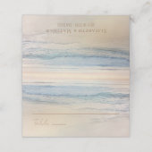 Carte De Placement Sunset Beach Wedding | Oceanside Wedding (Extérieur déplié)