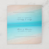 Carte De Placement Sur la plage (Extérieur déplié)