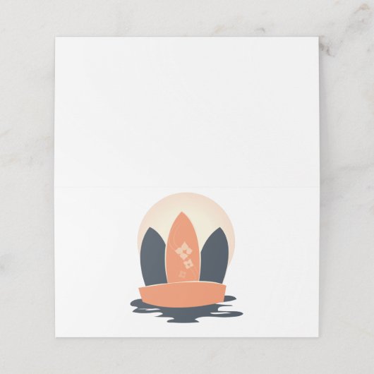 Carte De Placement Surf (Extérieur déplié)