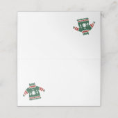 Carte De Placement Sweat de Noël moche moderne | Fêtes (Extérieur déplié)