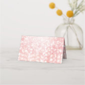 Carte De Placement Sweet 16 Parties scintillant Bokeh Lights Custom P (Dos)