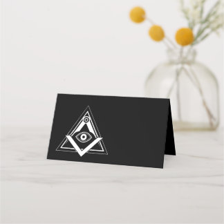 Carte De Placement symbole de la franc-maçonnerie