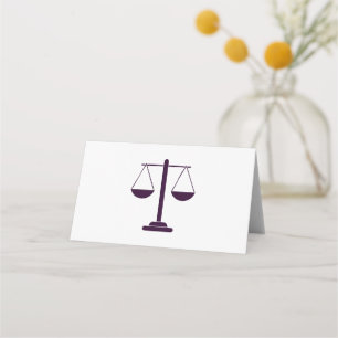Carte De Placement Symbole des services juridiques de la balance de l