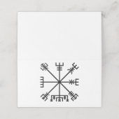 Carte De Placement Symbole Viking Vegvisir (Extérieur déplié)