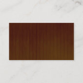 Carte De Placement Table à papillon floral violet en bois foncé rusti (Dos)