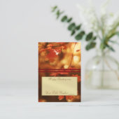 Carte De Placement Table d'action de la jambe d'automne Élégante (Debout devant)