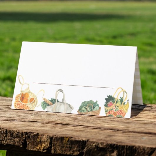 Carte De Placement Table de desserts pour la fête de mariage de Farme