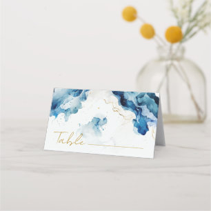 Carte De Placement Table de gala AZURE Marble Dreams