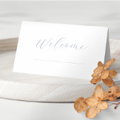 Carte De Placement Table de Mariage de Merci blanc chic