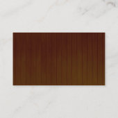 Carte De Placement Table de Mariage Floral Jaune Rustique en Bois fon (Dos)