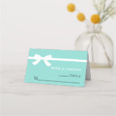 Carte De Placement Table de Merci personnel Mariée et Mariée (Devant)