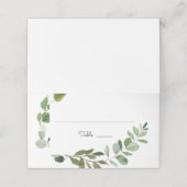 Carte De Placement Table de remplissage mariage # Carte de place géné (Extérieur déplié)