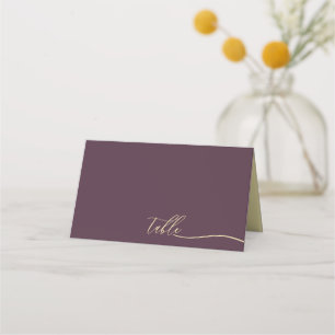 Carte De Placement Table de séjour claire en figue de minuit moderne