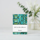 Carte De Placement Table Mariage Autochtone Siège Le Voyage Bleu (Debout devant)