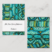 Carte De Placement Table Mariage Autochtone Siège Le Voyage Bleu (Devant / Derrière)