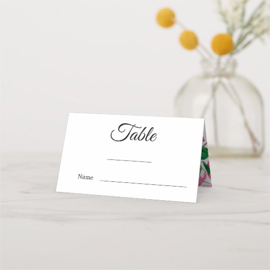 Carte De Placement Table Mariage Cherry Blossom (Devant)