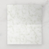 Carte De Placement Table Mariage de marbre et d'eucalyptus (Intérieur déplié)