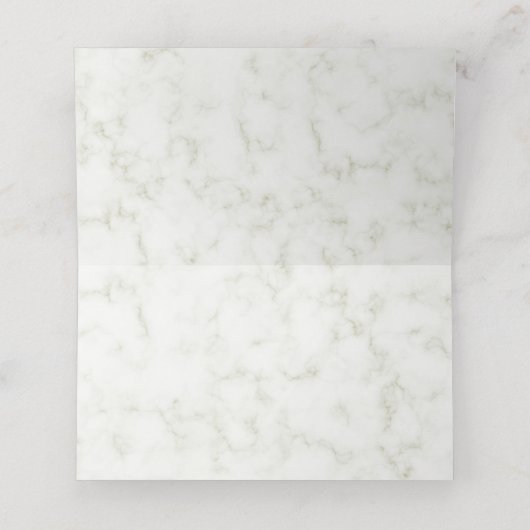 Carte De Placement Table Mariage de marbre et d'eucalyptus (Intérieur déplié)