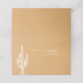 Carte De Placement Table Mariage Desert Vibes ID1019 (Extérieur déplié)