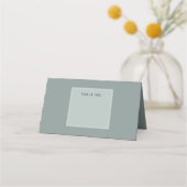 Carte De Placement Table Number Minimal Sage Green (Dos)