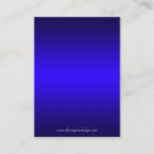 Carte De Placement Table pliante bleue Grand-Duchesse (Dos)