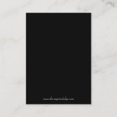 Carte De Placement Table pliante noire Grand-Duchesse (Dos)