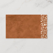 Carte De Placement Talavera Terracotta Wedding Place Card (Dos)