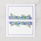 Carte De Placement Tentes De Table Succulentes (Extérieur déplié)