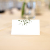 Carte De Placement Terracotta Floral Blanc Végétal Blanc Foliage Blan