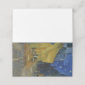 Carte De Placement Terrasse Café Van Gogh Le Soir (Extérieur déplié)