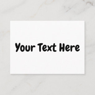 Carte De Placement Texte personnalisé