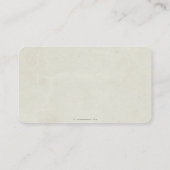 Carte De Placement Texte personnalisé Snowberry+Eucalyptus Noël (Dos)