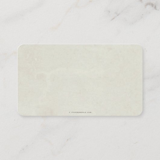 Carte De Placement Texte personnalisé Snowberry+Eucalyptus Noël (Dos)