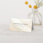 Carte De Placement Texture en marbre beige (Dos)