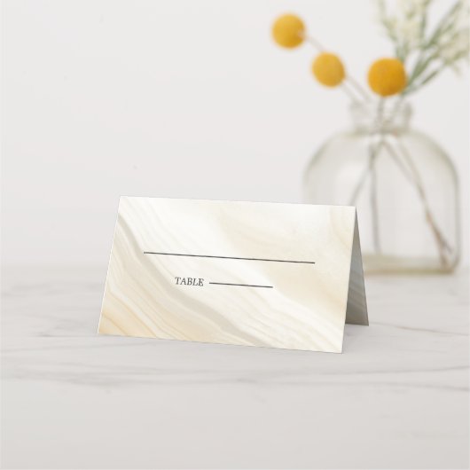 Carte De Placement Texture en marbre beige (Devant)