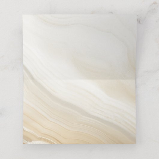 Carte De Placement Texture en marbre beige (Intérieur déplié)