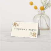 Carte De Placement Thank You for Coming Memorial Funeral Folded (Devant)