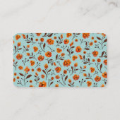 Carte De Placement Thanksgiving Citrouille d'automne moderne (Dos)