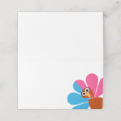 Carte De Placement Thanksgiving Turquie : révélation de genre (Extérieur déplié)