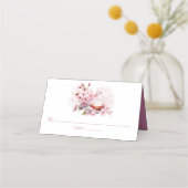Carte De Placement Thé de mariage hautes fleurs de cerisier  (Devant)