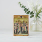 Carte De Placement The Five Companions Holy Martyrs Prayer Card (Debout devant)