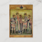 Carte De Placement The Five Companions Holy Martyrs Prayer Card (Devant)