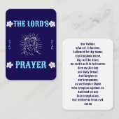 Carte De Placement The Lord’s Prayer – Traditional Prayer Card (Devant / Derrière)