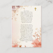 Carte De Placement Theotokos Christ Pregancy Card (Dos)