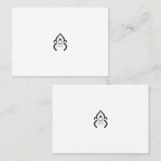 Carte De Placement timbre google pay rangoli Design (Devant / Derrière)