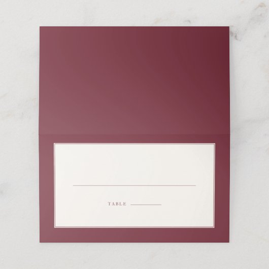 Carte De Placement Timeless Elegance Wedding (Extérieur déplié)