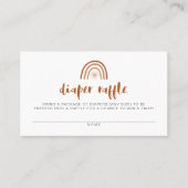 Carte De Placement TINLEY Boho Terracotta arc-en-ciel Sun Diaper Raff (Devant)