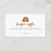 Carte De Placement TINLEY Boho Terracotta Arc-en-ciel Sun Diaper Raff (Devant)