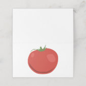 Carte De Placement Tomate (Extérieur déplié)