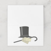Carte De Placement Top Hat Canne (Extérieur déplié)